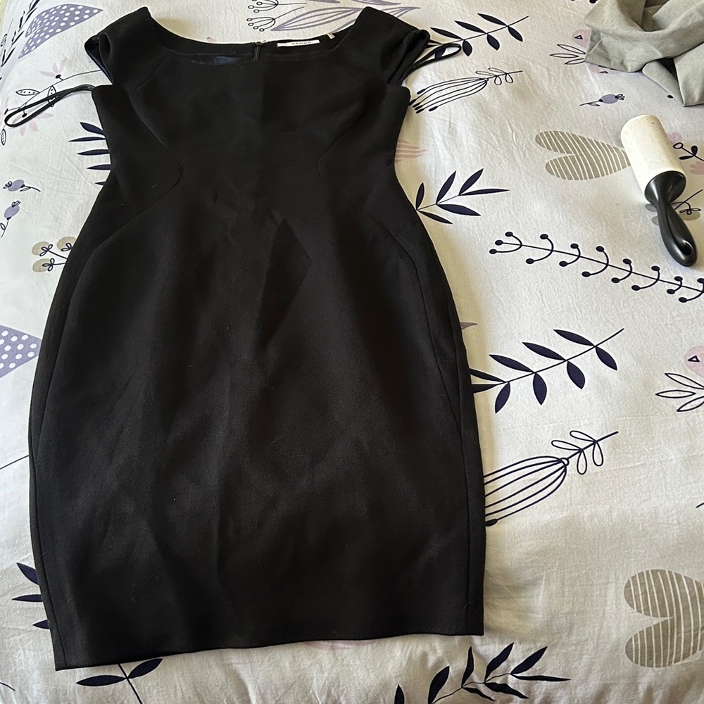 Tahari Elegant Black Mini Dress